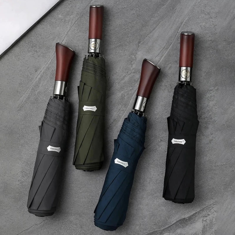 Mistral 121 — Parapluie automatique poignée bois